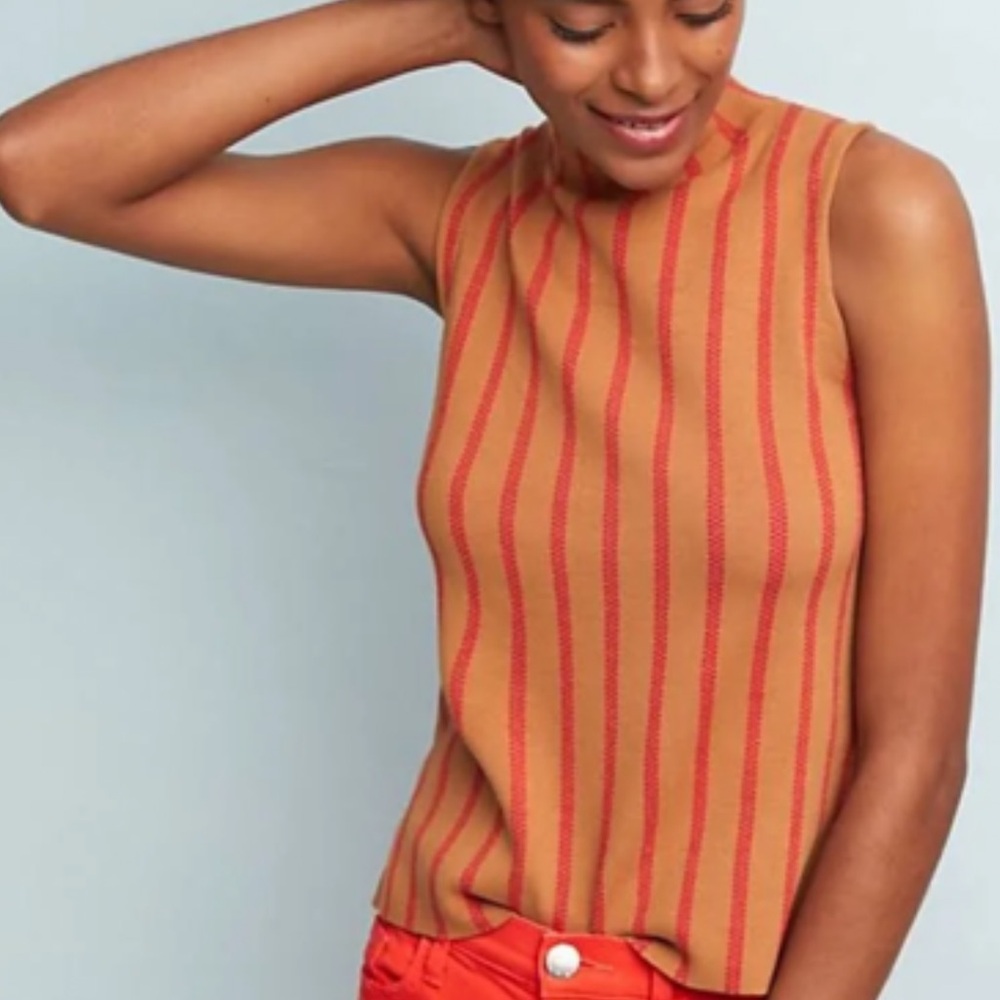 Anthropologie Moth Rochester Mockneck Top